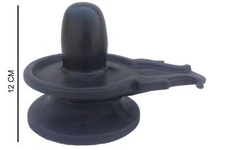 6 " Shivling Black Marble Statue Religious Shiva Lingam Hindu Pooja Gifts Mh030