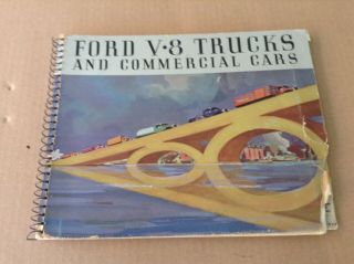 1935 V8 Ford Truck Dealer Album For Pickup And Commercial Cars