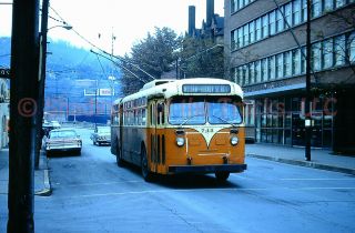 Johnstown Traction Jtc Electric Trolley Coach 742 Slide Last Day