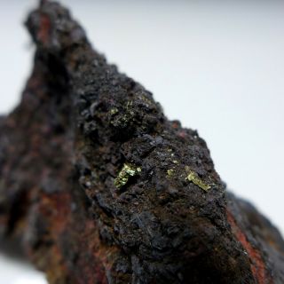 Native Gold/electrum In Cobaltite - Taghouni,  Bou Azzer,  Morocco 7.  5cm