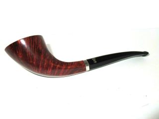 Tom Eltang Designed Stanwell Sixtus Horn Silver Estate Pipe - Colwright