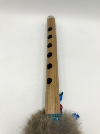 Vintage Cherokee North Carolina Native American Indian Wooden Flute Instrument