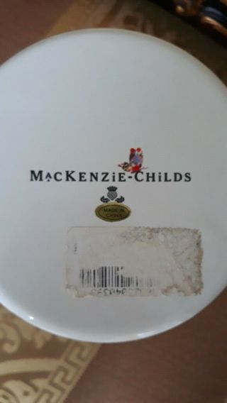 MacKenzie - Childs Butterfly Garden Large Canister - White 7