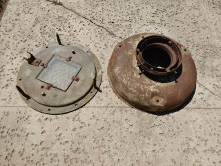 G&b Gas Pump Metal Visible Dome Top And Ring T - 176 Gilbarco Gb Bowser