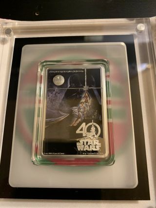 Star Wars 40th Anniversary Silver Coin 41