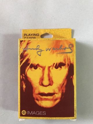 Andy Warhol Foundation Pop Art 46 Images Collectors Playing Cards Rare