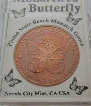 Monarch Butterfly Pismo Beach California State Park Nevada City Copper Coin