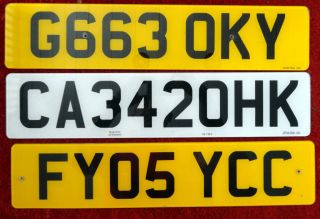 Uk License Plates 3 Regions Camry Wales Nottingham Kent With 420 Plate