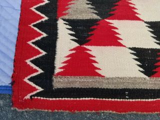 Authentic mid century Navajo rug 80x49 4