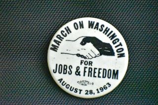 March On Washington 1963 Button.
