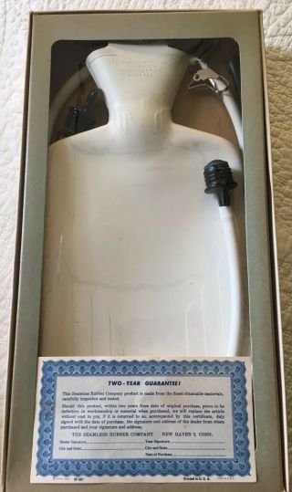 Vintage Maderite Hot Water Bottle/Fountain Syringe 3