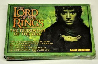 Games Workshop Lord Of The Rings Fellowship Ring 2001 Miniature Models Box Oop