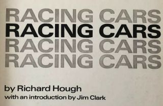Racing Cars,  Richard Hough,  1966
