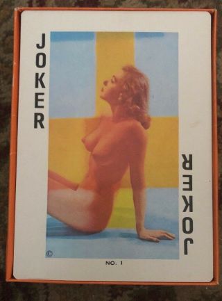 1960 ' s NAKED TRUTH KING SIZE PLAYING CARDS: PIN - UP WOMEN 2