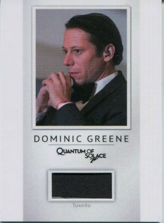 James Bond Archives 2016 Costume Card Pr15 Dominic Greene