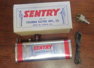 Vintage Rare Sentry Car Alarm By Columbia Electric Mfg.  Co East St.  Louis,  Il