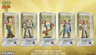 Figpin Toy Story 4 Gold Plated Set Le400 Order Confirmed