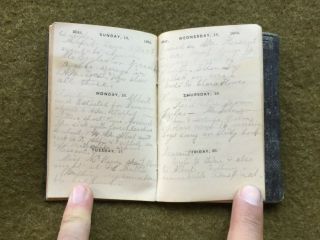 1864 - 1865 Civil War Era DIARY - 2 Diaries of a Civilian Woman Stockbridge Mass 2