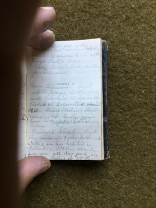 1864 - 1865 Civil War Era DIARY - 2 Diaries of a Civilian Woman Stockbridge Mass 3