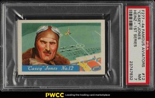 1936 F277 - 4a Heinz Famous Aviators 1st Series Casey Jones 12 Psa 7 Nrmt (pwcc)