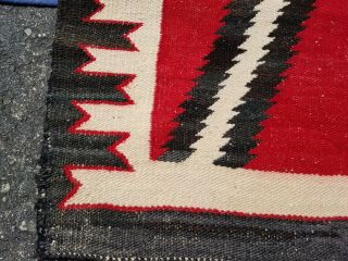 Authentic mid century Navajo rug 108x58 4