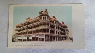 1902 Phoenix Arizona Advertising Postcard Hotel Adams Detroit Photographic Co