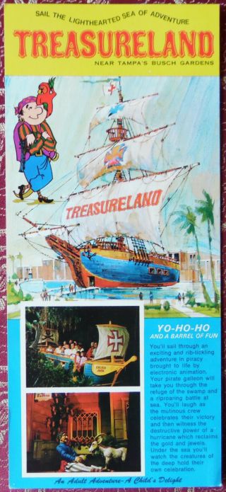 Vintage Florida Brochure Treasureland