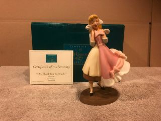 Wdcc Cinderella " Oh,  Thank You So Much ",  Box &