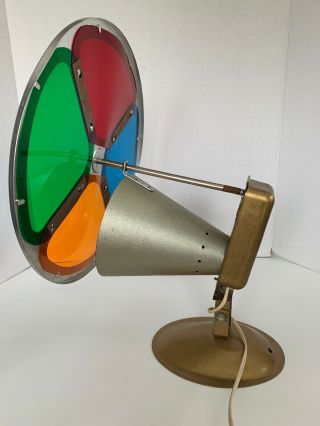 50’s Spartus Rotating Color Wheel With Box 7