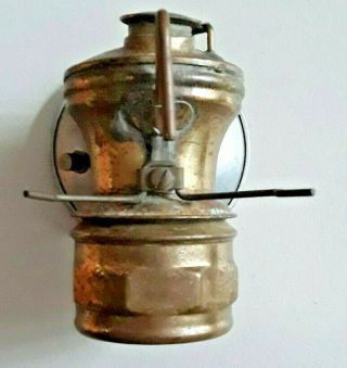 Vintage Auto Lite Carbide Mining Light Miner Lantern Universal Lamp Co Chicago 7