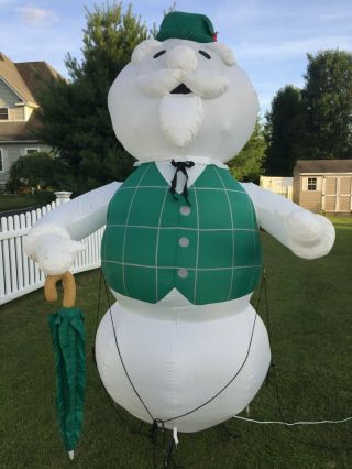 Gemmy Rudolph Inflatable Sam the Snowman 8 ' Airblown Decoration 2
