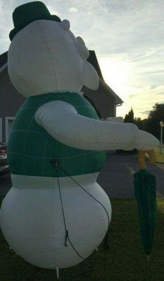 Gemmy Rudolph Inflatable Sam the Snowman 8 ' Airblown Decoration 5
