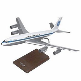 Pan American Am Boeing 707 - 320 Desk Display Jet Model 1/100 Aircraft Es Airplane