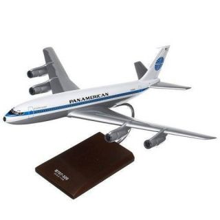 Pan American Am Boeing 707 - 320 Desk Display Jet Model 1/100 Aircraft ES Airplane 3