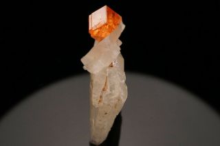 AESTHETIC Spessartine Garnet Crystal on Albite CONSELHEIRO PENA,  BRAZIL 7