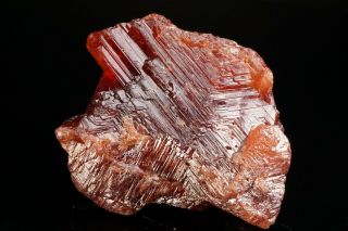 Large Old Etched Spessartine Garnet Crystal Penha Do Norte,  Brazil - Ex.  Sherk