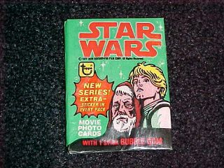 (1) 1978 Topps Star Wars 4th Series Wax Pack VG,  Very Good Plus Cond. 3