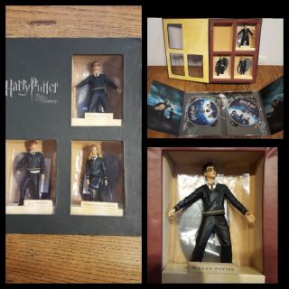 Harry Potter 3 Figures 2 Disc Special Edition Order Of Pheonix Dvd Box Set /rare