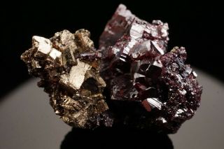 HISTORIC Pyrargyrite & Pyrite Crystal GRAND PRIZE MINE,  NEVADA - Ex.  Holden,  etc. 10