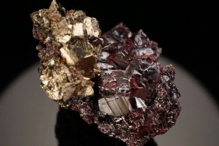HISTORIC Pyrargyrite & Pyrite Crystal GRAND PRIZE MINE,  NEVADA - Ex.  Holden,  etc. 8
