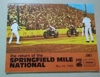 Springfield Mile National Flat Track 1982 Kidd Parker Springsteen Scott Boody