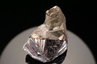 NATIVE Bismuth Crystal with Molybdenite AUSTRALIA - Ex.  Jensen 4