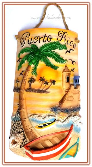 15 " Inch Puerto Rico Home Decorative Souvenirs Tile Shingle Wall Rican Boricua 2