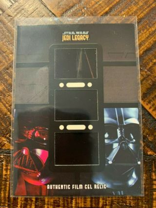 2013 Topps Star Wars Jedi Legacy Triple Film Cel Relic Tfr - 6 Darth Vader