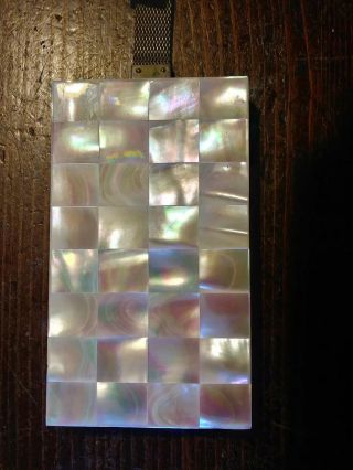 Marhill Mother Of Pearl Compact,  1940s Or 50 