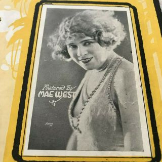 Sheet032 Sheet Music Piano Uke Hula Lou Mae West On Cover c1924 2