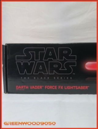 Hasbro Star Wars Black Series Darth Vader Force Fx Lightsaber -