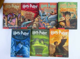 Harry Potter Complete Set 1 - 7 Paperback Books Jk Rowling