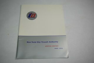 Vintage 1963 - 1964 York City Transit Authority Annual Report