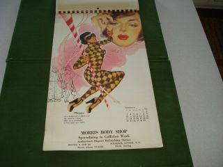 1952 BILL RANDALL ' S SEXY PIN - UP GIRL CALENDAR ART - 12 MONTHS - GREAT LOOK 3